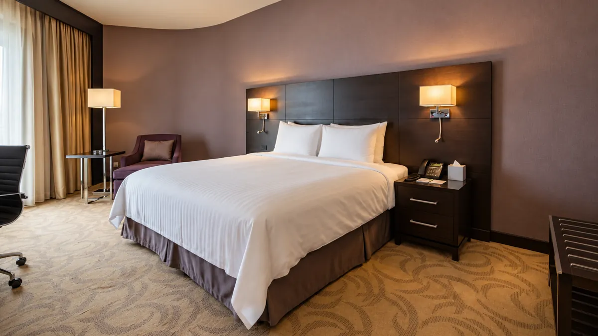 Courtyard Diplomatic Quarter Riyadh — guest room after the ASAS fit-out