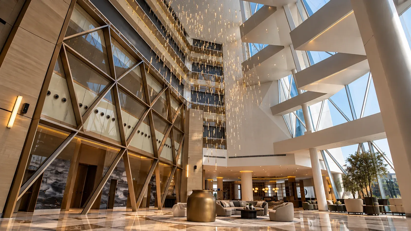 Delta Hotel Jeddah atrium