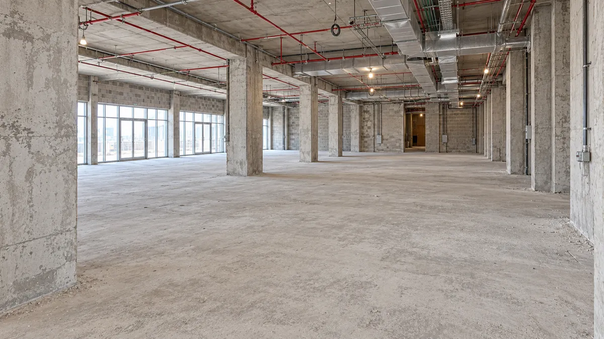 Grand Millennium Jazan — lobby lounge before the fit-out