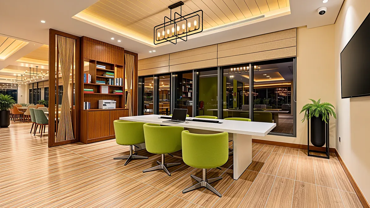 Holiday Inn Jubail — business centre after the ASAS fit-out