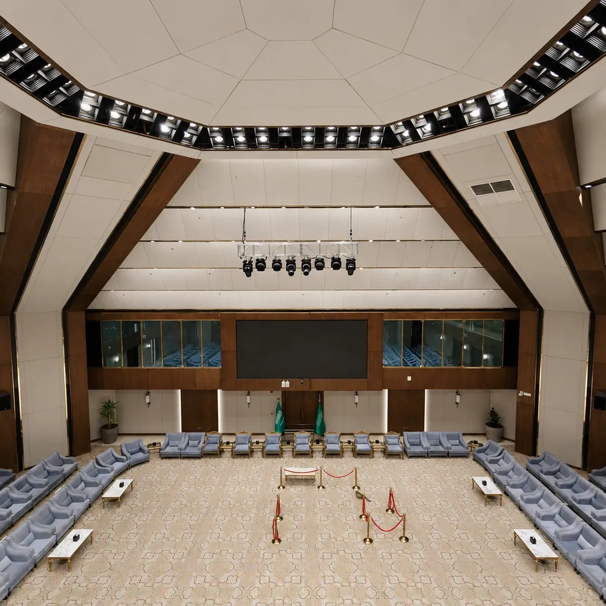InterContinental Riyadh — multipurpose hall after the ASAS fit-out