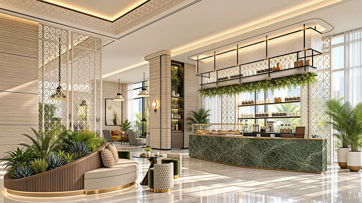 Kempinski Hotel Riyadh — café & deli after the ASAS fit-out