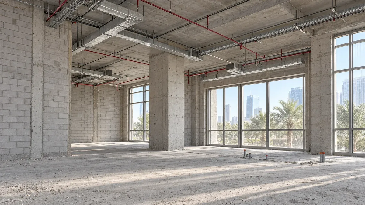 Kempinski Hotel Riyadh — café & deli before the fit-out